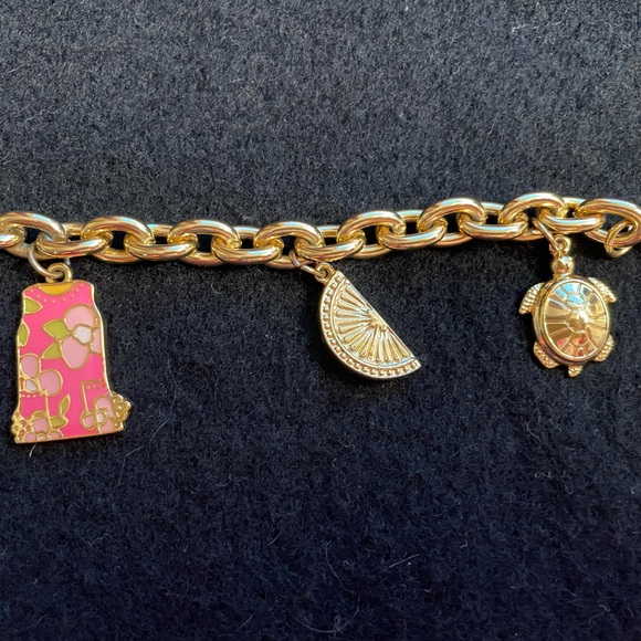 Lilly Pulitzer Gold-colored charm bracelet - Picture 4 of 9